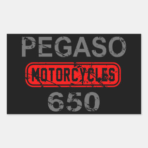 Aprilia Pegaso 650 Rechteckiger Aufkleber
