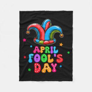 Aprilscherz April 1. Scherz Witz Lustiges Geschenk Fleecedecke