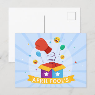 Aprilscherz Feiertagspostkarte