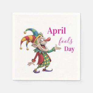 Aprilscherz-Papier-Servietten Serviette