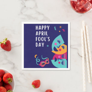 Aprilscherz Serviette