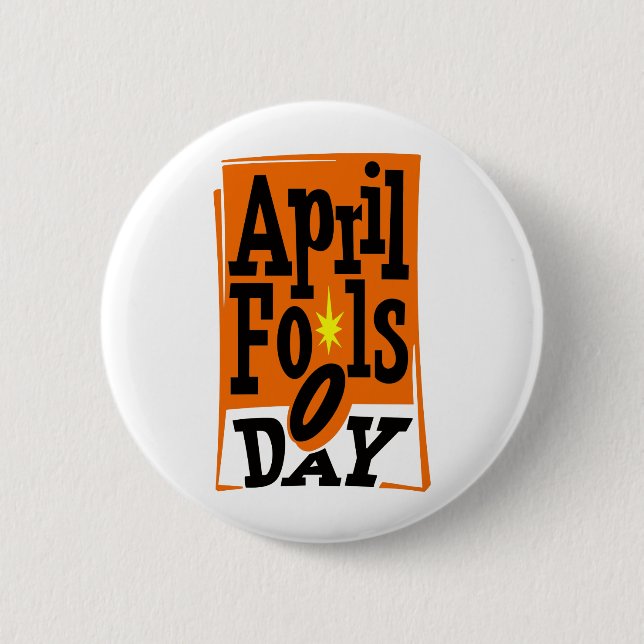 Aprilscherz-Tag Button (Vorderseite)