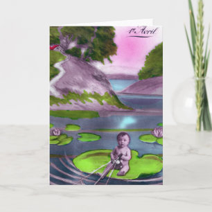 Aprilscherz Vintage französische Postkarte