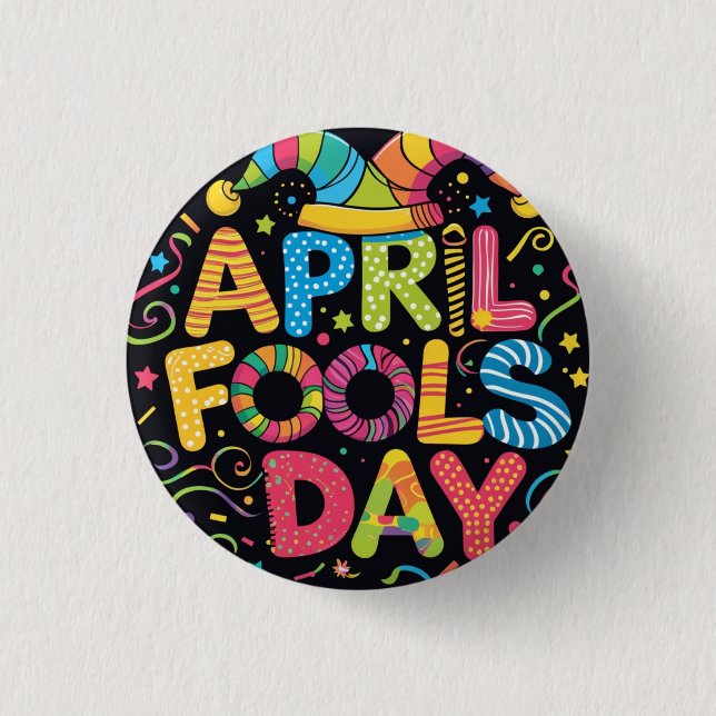 Aprilscherze Button (Vorderseite)