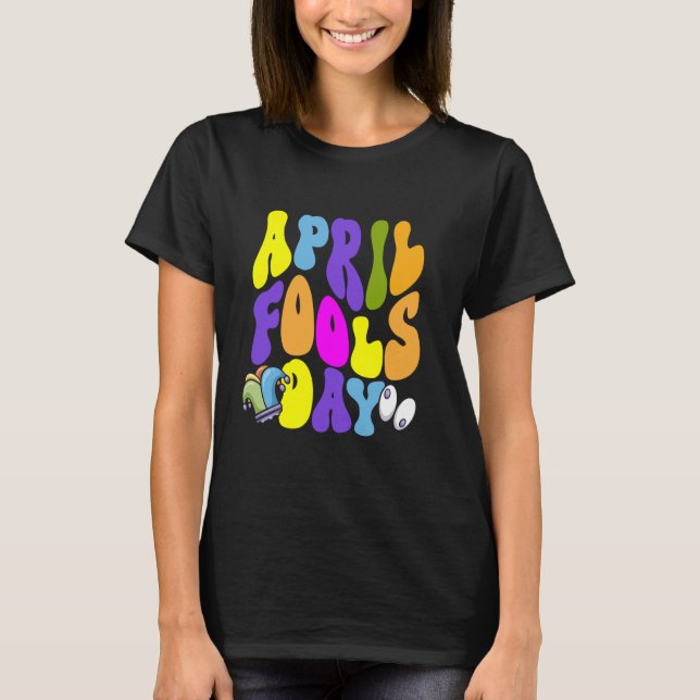 Aprilscherzen Männer Frauen T-Shirt (Vorderseite)