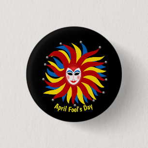 Aprilscherztag der Streiche Button