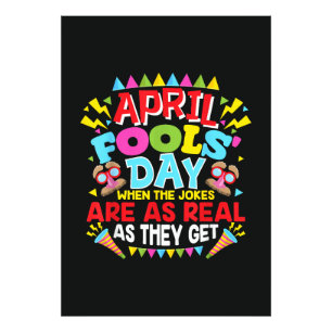 Aprilscherztag Fotodruck