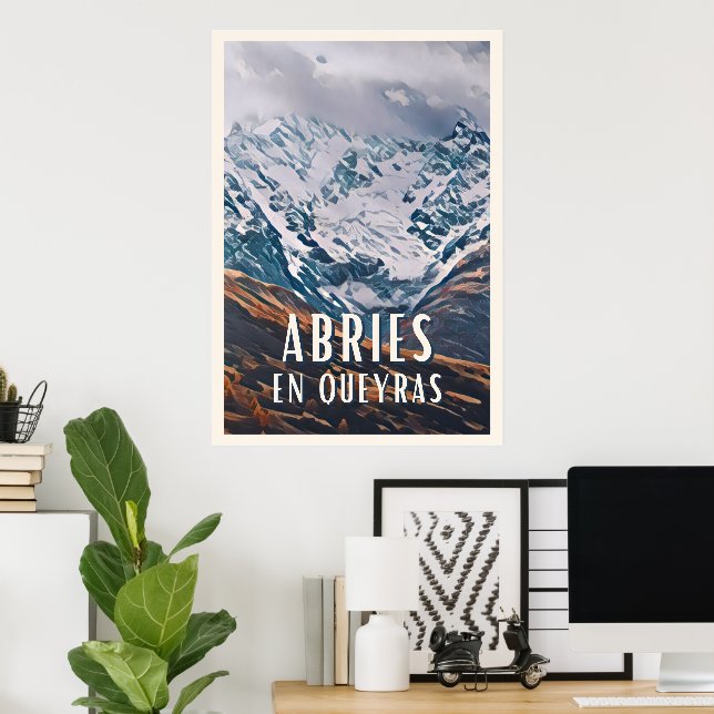 Aprimenplakat in Queyras Poster (Heimbüro)
