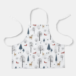 Apron Children (61 x 51 cm) - Winter Pattern Schürze