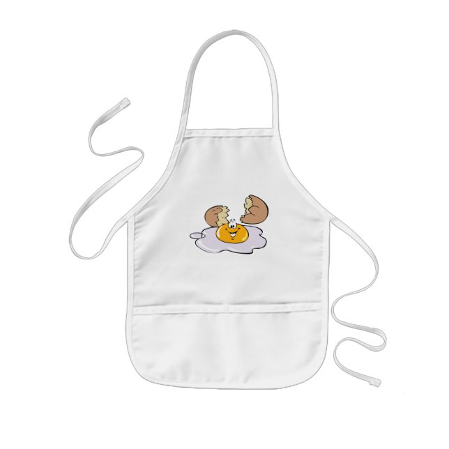 Apron gehe ich girl children egg fried cook kinderschürze (Vorne)