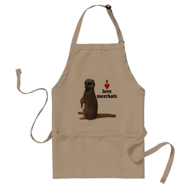 Apron "Meerkats " Schürze (Vorne)