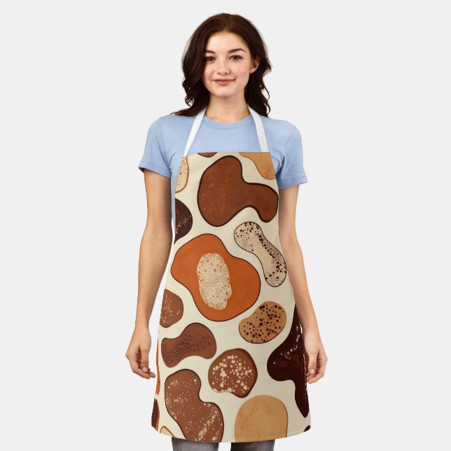 Apron mit All-Over-Druck, Mittel Schürze (Getragen)