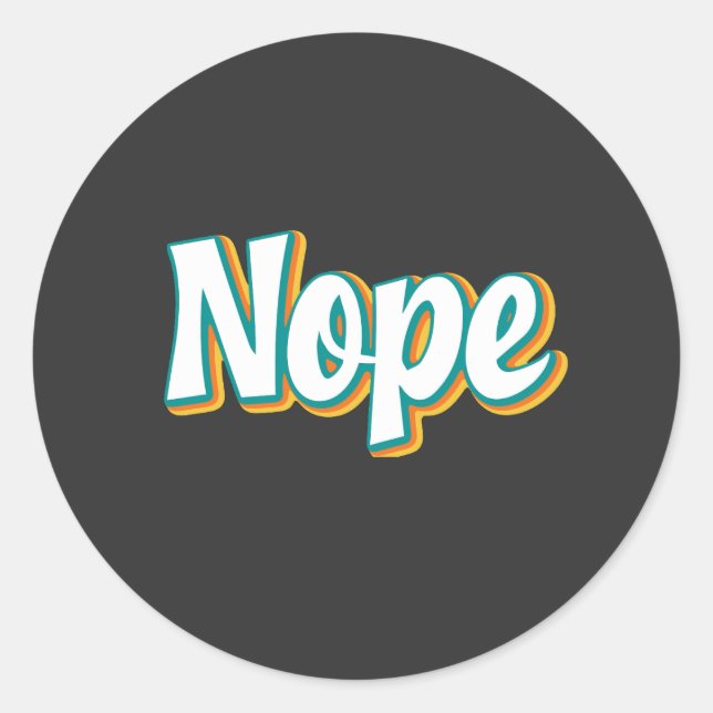 Apron Runder Aufkleber (Vorderseite)