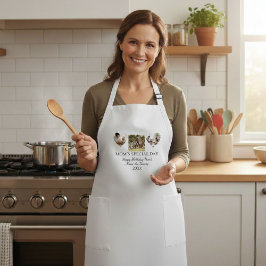 Aprons Birthday Photo Collage, Modern Mother Gift  Lange Schürze