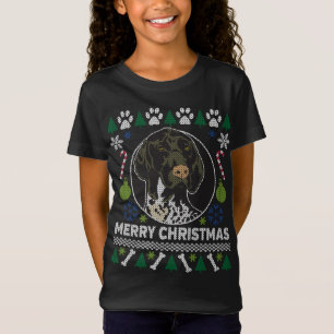 APS Deutscher Kurzfilm Pointer Frohe Weihnachts-Ug T-Shirt