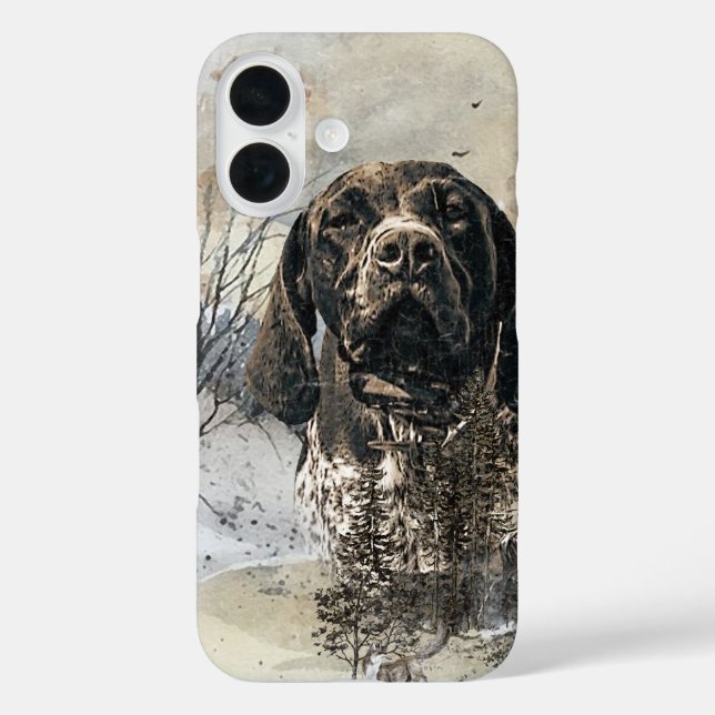 APS, Deutscher Kurzzeitiger Zeiger iPhone 16 Hülle (Rückseite)