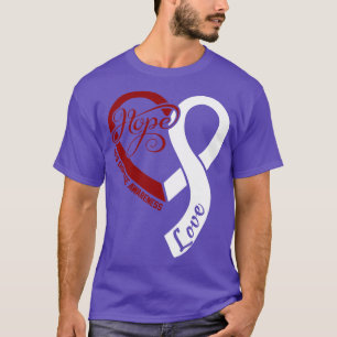 APS Disease Awareness HPeople Liebe Herz Ribbon Ha T-Shirt