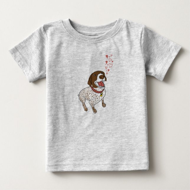 APS Heart Baby Romper Baby T-shirt (Vorderseite)