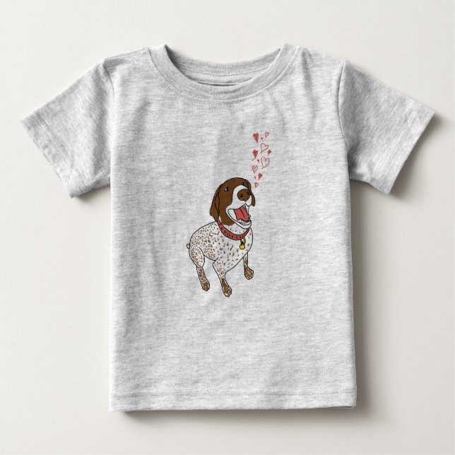 APS Heart Baby Romper T-shirt (Vorderseite)