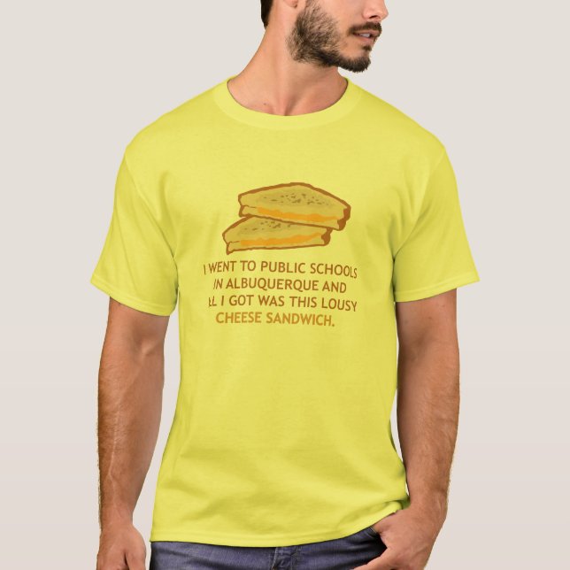 APS-Käse-Sandwich-Shirt T-Shirt (Vorderseite)