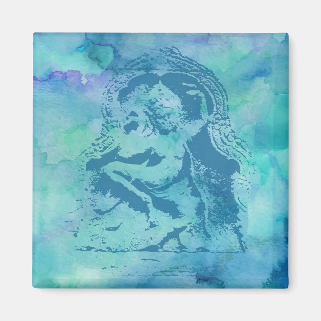 Apsara - Blau Magnet (Vorne)