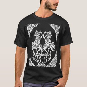 Apsara-Tanz Tanzende Nymphe Hinduistisch und Buddh T-Shirt