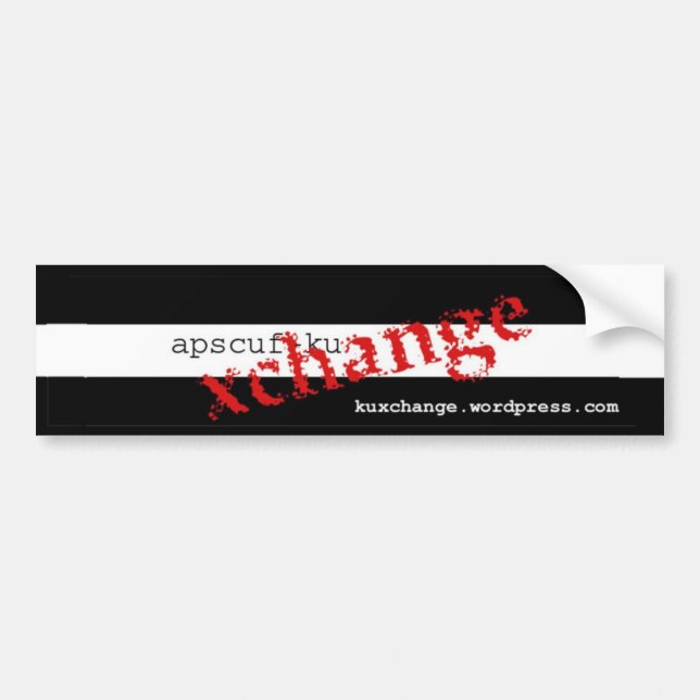 APSCUF-KU XChange Autoaufkleber (Vorne)