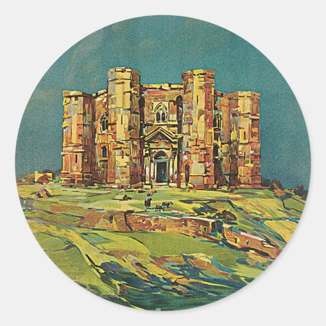 Apulien (Apulien) Runder Aufkleber (Vorderseite)