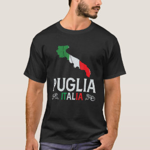 Apulien Italien - Puglia Souvenir Silhouette Apuli T-Shirt