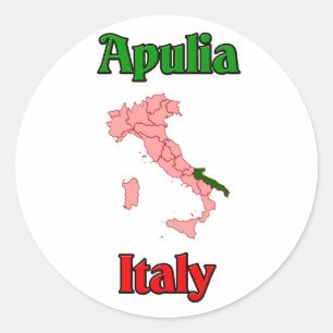 Apulien Italien Runder Aufkleber
