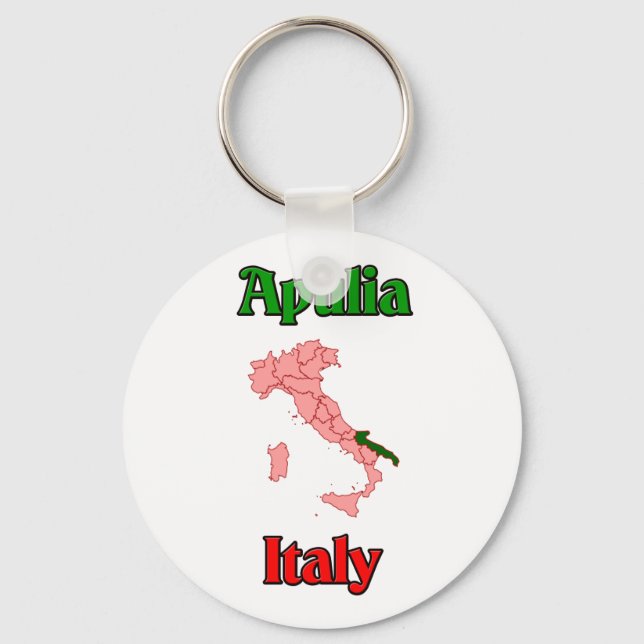 Apulien Italien Schlüsselanhänger (Vorderseite)