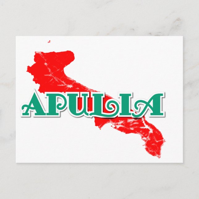 Apulien Postkarte (Vorderseite)