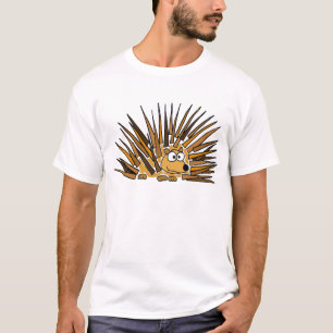 AQ-, Stachelschwein-Kunst-Cartoon T-Shirt