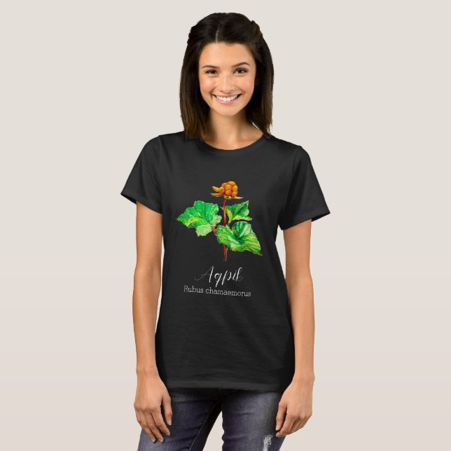 Aqpik, nordischer orangefarbener T - Shirt (Vorne ganz)