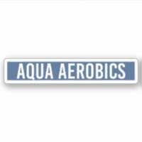 Aqua Aerobics Minimalistisches Wasser Aerobic Gesc