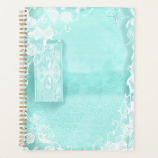 Aqua and Lace Junk Journal Style