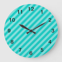 Aqua and Turquoise Stripes