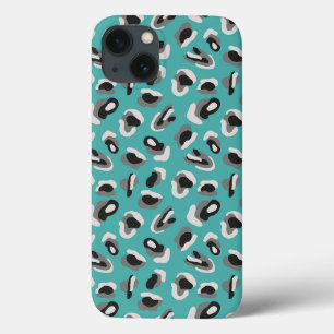 Aqua Animal Print/Camouflage Case-Mate iPhone Hülle