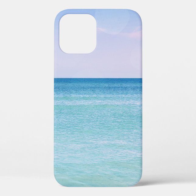 Aqua Aquamarin Lavendel Ocean Waves Tropical Beach Case-Mate iPhone Hülle (Rückseite)