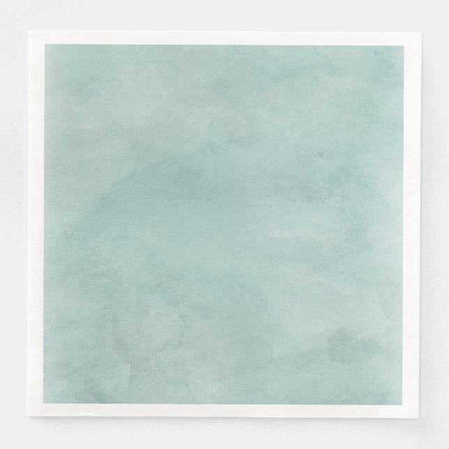 Aqua Aquamarin Mint Aqua Texture Wedding Serviette (Vorderseite)
