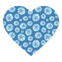 Aqua-aquamariner Sand-Dollar-Aquarell
