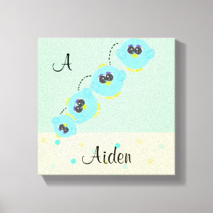 Aqua Baby Bird Leinwanddruck