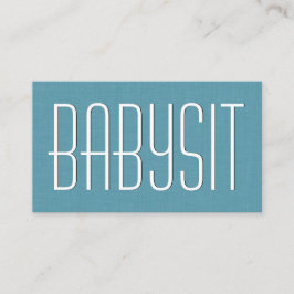 Aqua BABYSITTER Simple Style V383A Visitenkarte