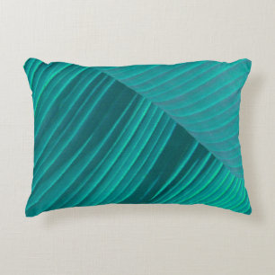 Aqua Banana Leaf Zierkissen