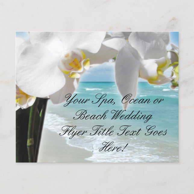 Aqua Beach Orchid Flyer (Vorne)
