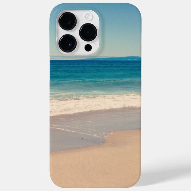 Aqua Beach Scene Case-Mate iPhone 14 Pro Max Hülle (Rückseite)