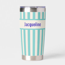Aqua + Beige Streifen Navy Brautjungfer Junggesell