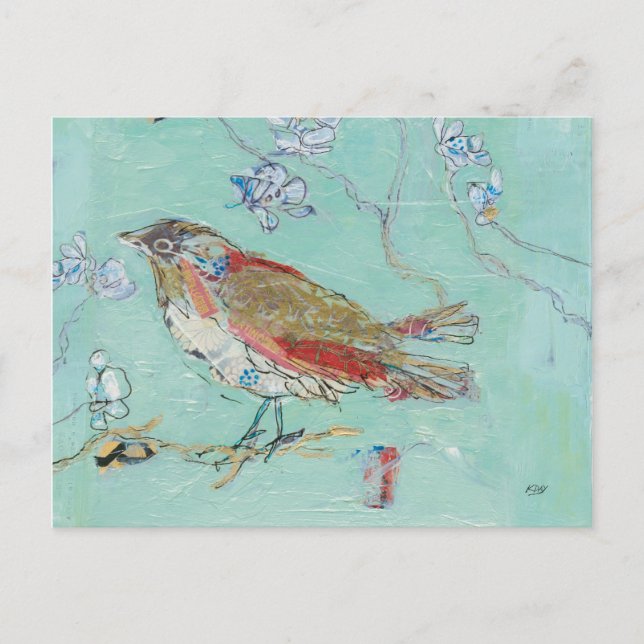 Aqua Bird Postkarte (Vorderseite)