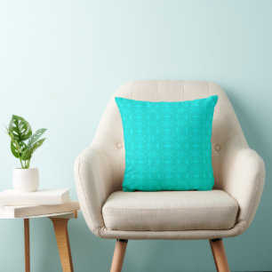 Aqua Blau – Dekorative Küstenruhe  Kissen