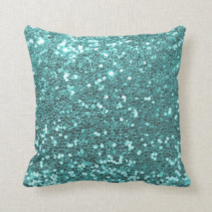 Aqua‑Blau‑Farbe des beliebten Kissen